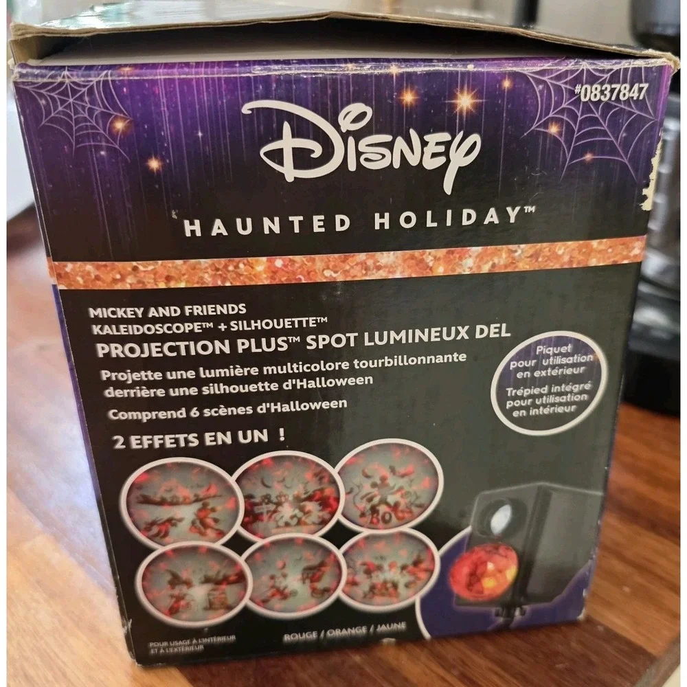 Disney Gemmy Haunted Holiday Kaleidoscope Silhouette LED‎ Projection & Spotlight